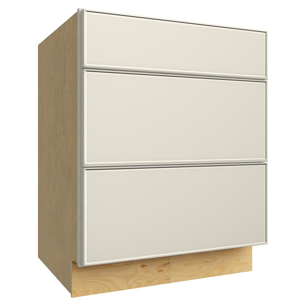 DB27 ( 3 DRAWER BASE - 27"W X 34-1/2"H X 24"D ) - Echo Dove