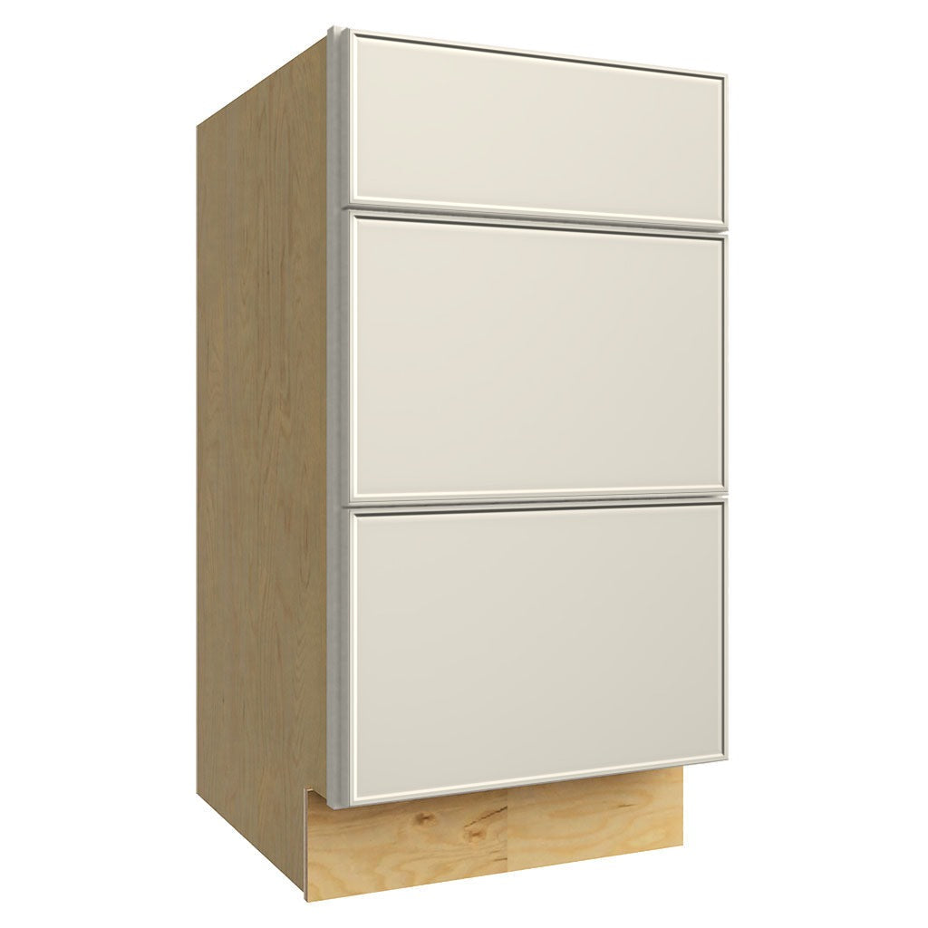 VDB18-34 ( VANITY DRAWER BASE - 18"W X 34-1/2"H X 21"D ) - Echo Dove