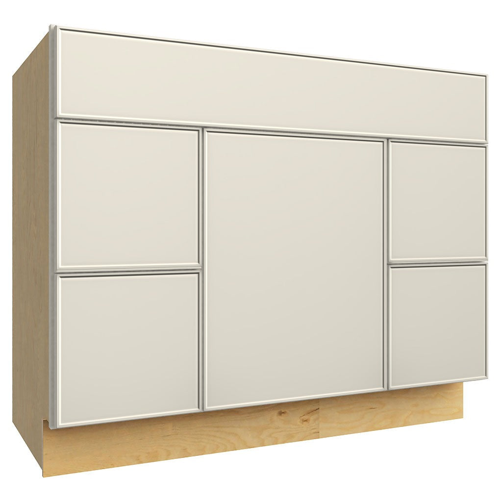 VSD42 ( VANITY SINK & DRAWER COMBO - 42"W X 34-1/2"H X 21"D ) - Echo Dove