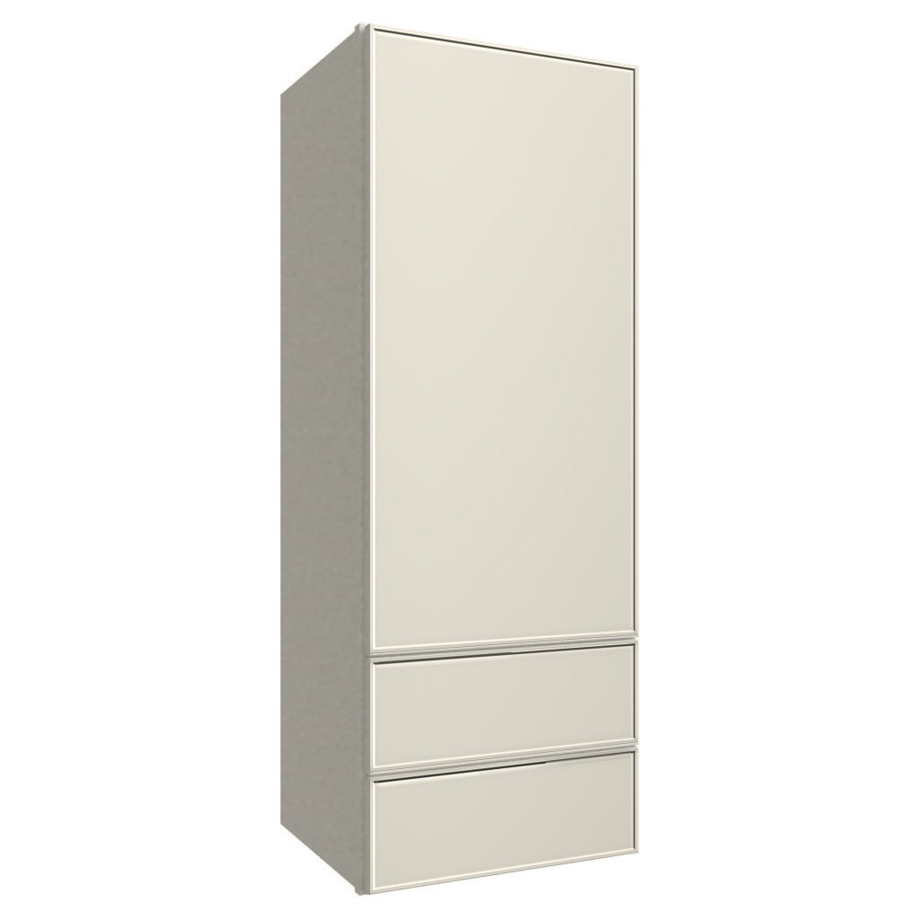 WD1848 ( WALL WITH DRAWERS - 18"W X 48"H X 15"D ) - Echo Dove