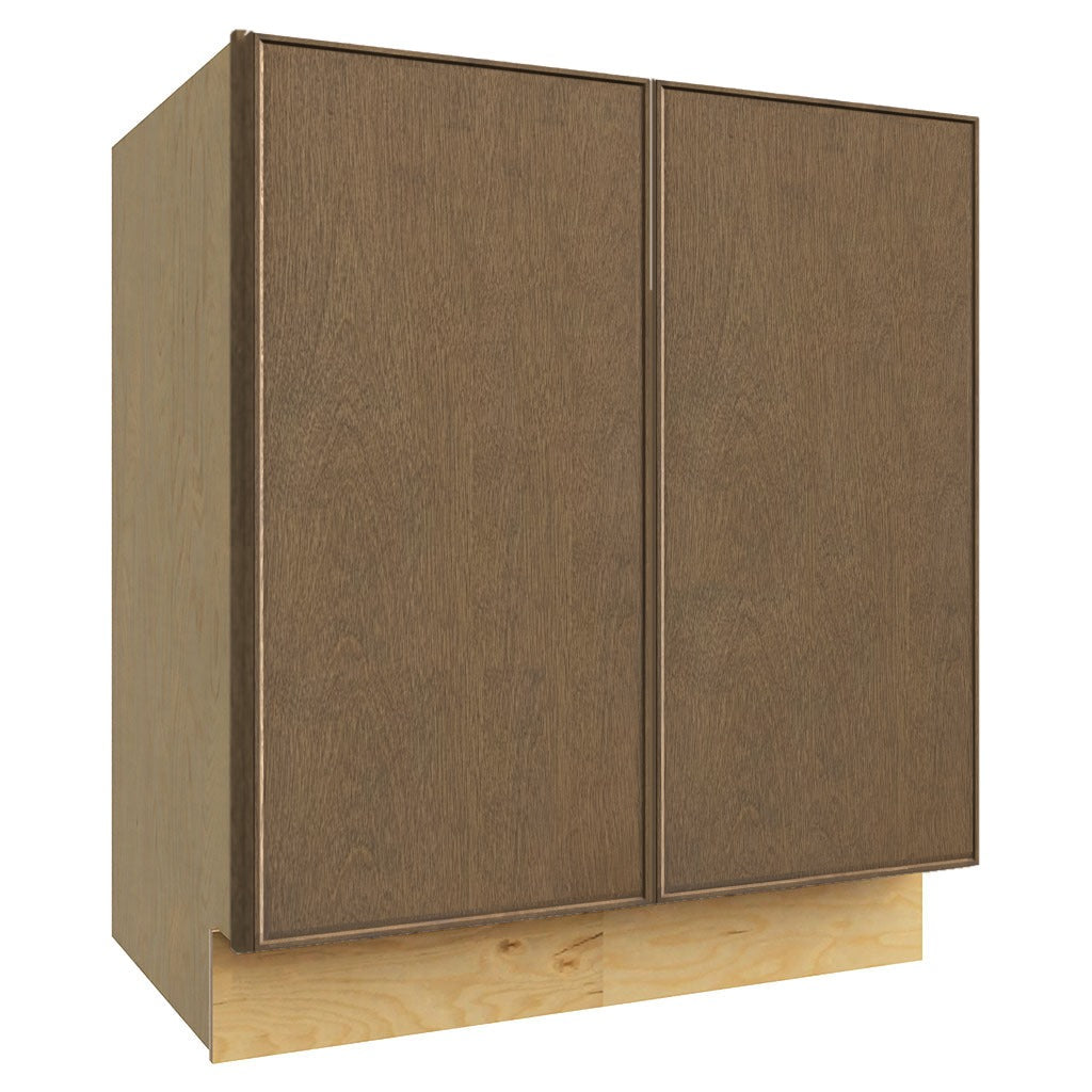 VB30FD ( FULL HEIGHT DOOR VANITY BASE - 30"W X 34-1/2"H X 21"D ) - Echo Mocha