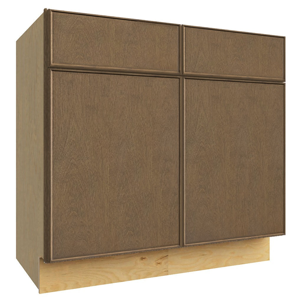 VSB36-34 ( VANITY SINK BASE - 36"W X 34-1/2"H X 21"D ) - Echo Mocha