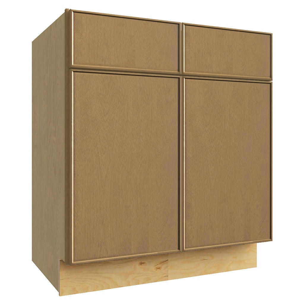 VSB30-34 ( VANITY SINK BASE - 30"W X 34-1/2"H X 21"D ) - Echo Timber