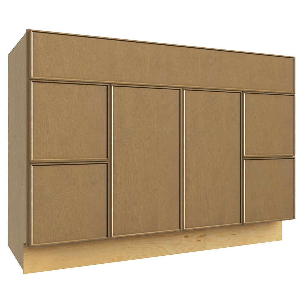 VSD48 ( VANITY SINK & DRAWER COMBO - 48"W X 34-1/2"H X 21"D ) - Echo Timber