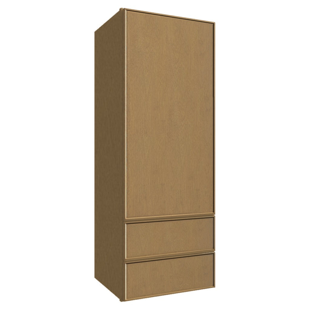 WD1848 ( WALL WITH DRAWERS - 18"W X 48"H X 15"D ) - Echo Timber