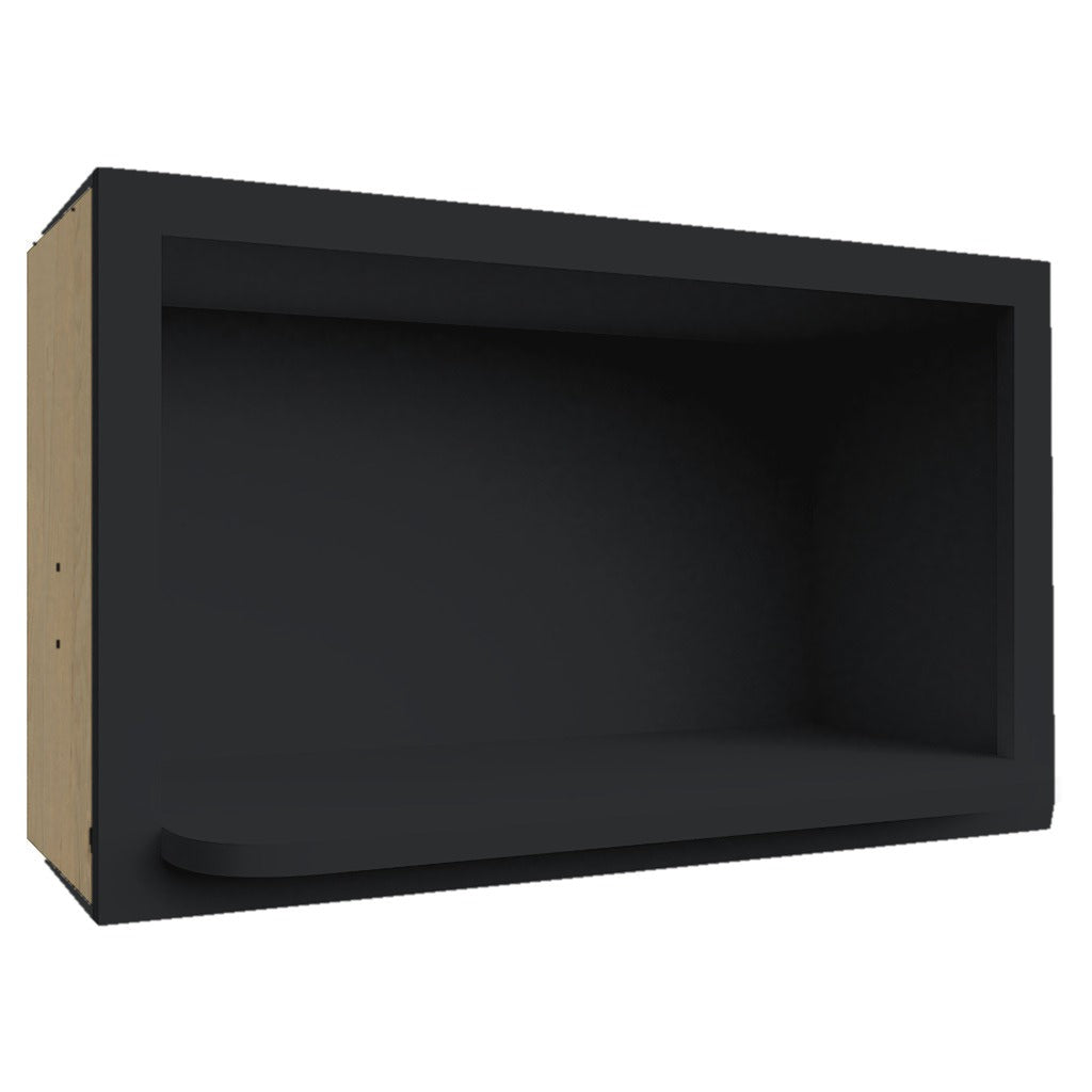 Fabuwood Galaxy Pitch Black MW3018 Microwave Wall Cabinet