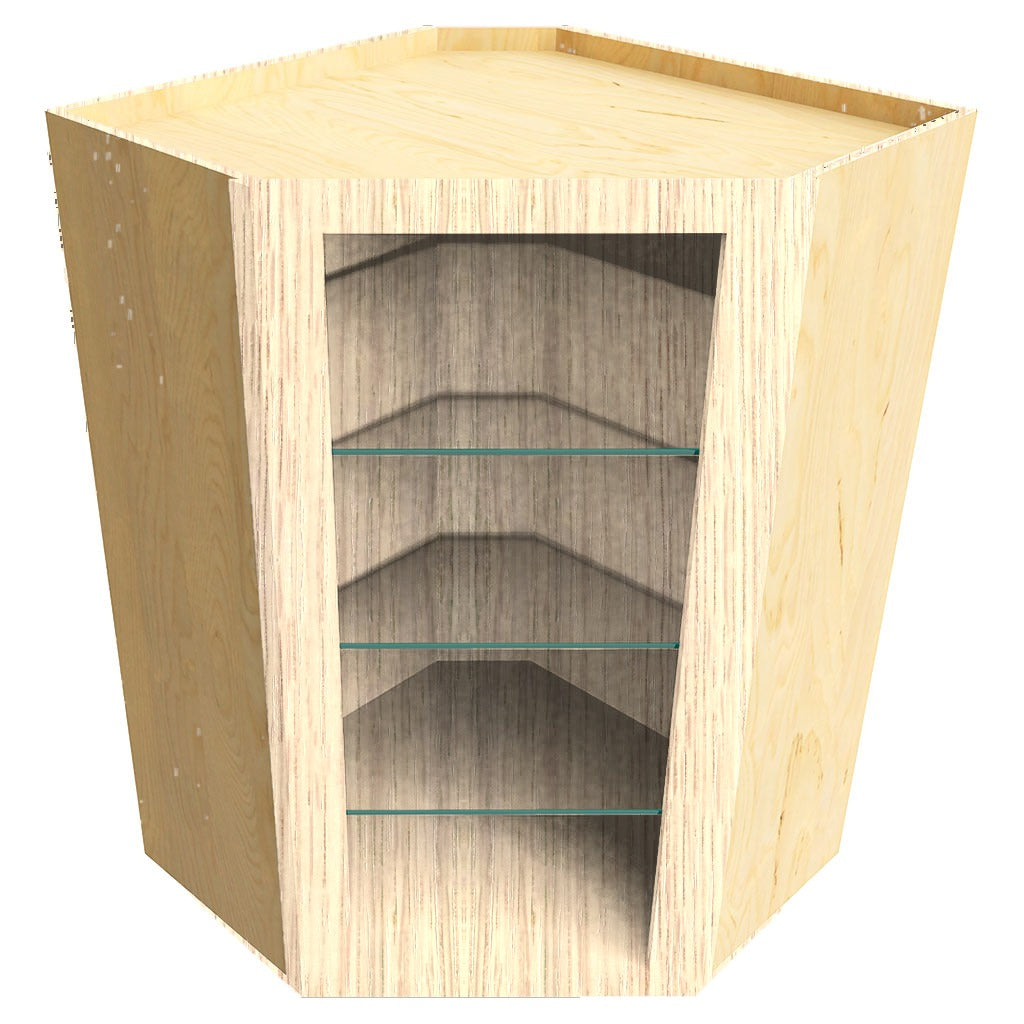 Fabuwood Luna Desert Oak NDWDC2436 Specialty Wall Cabinet