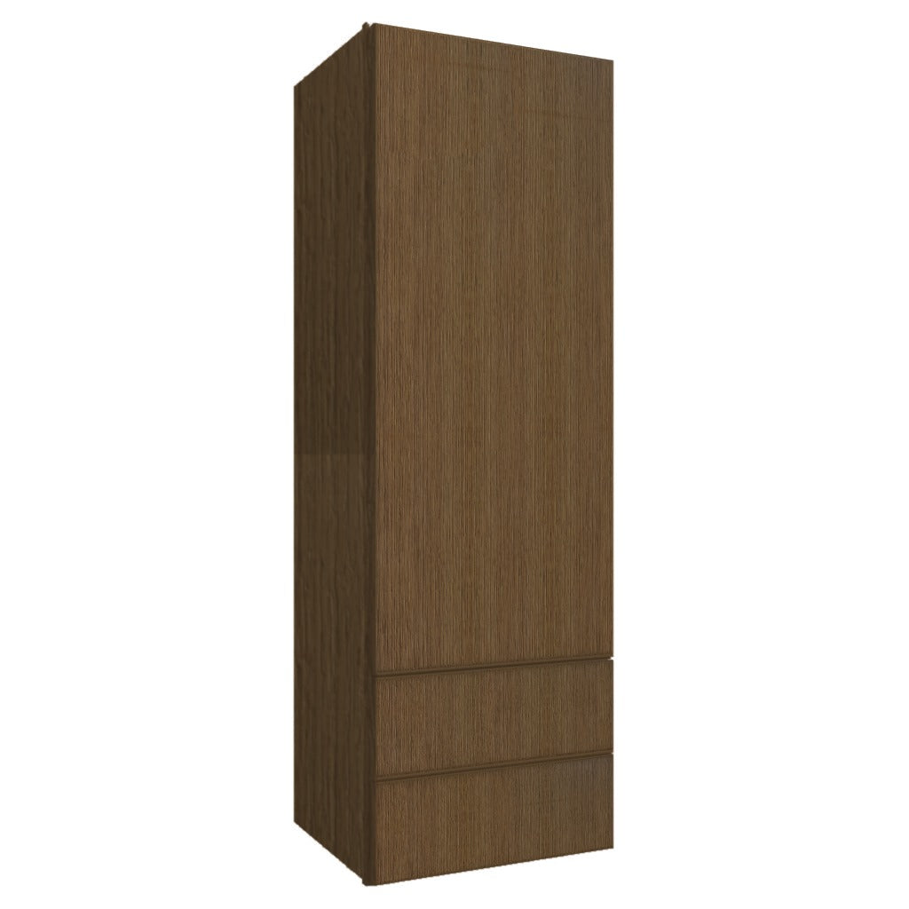 WD1854 ( WALL WITH DRAWERS - 18"W X 54"H X 15"D ) - Luxe Canyon Oak