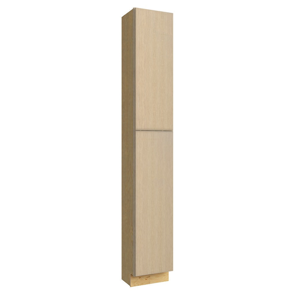 TP151296 ( TALL PANTRY - 15"W X 96"H X 12"D ) - Luxe Desert Oak