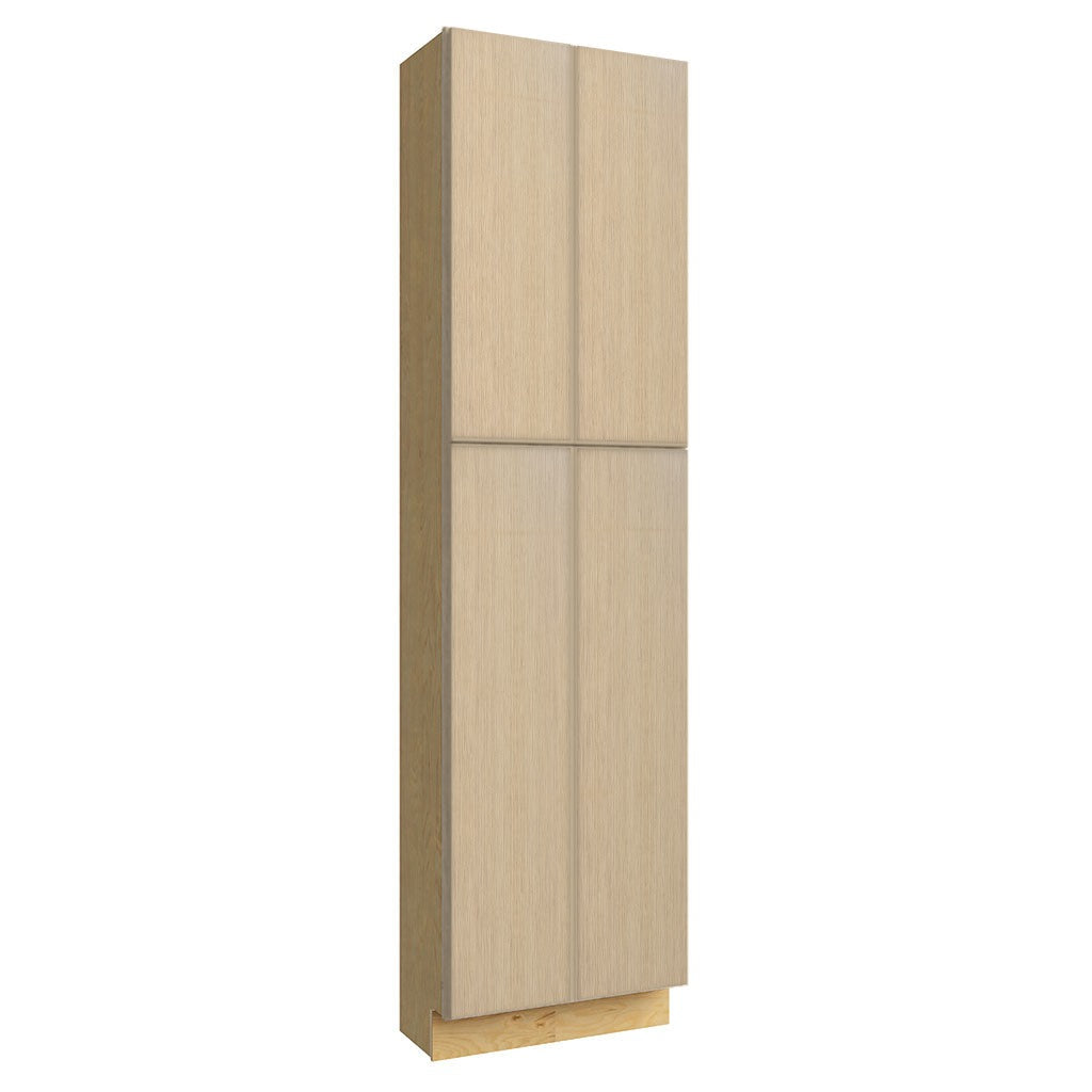 TP241290 ( TALL PANTRY - 24"W X 90"H X 12"D ) - Luxe Desert Oak
