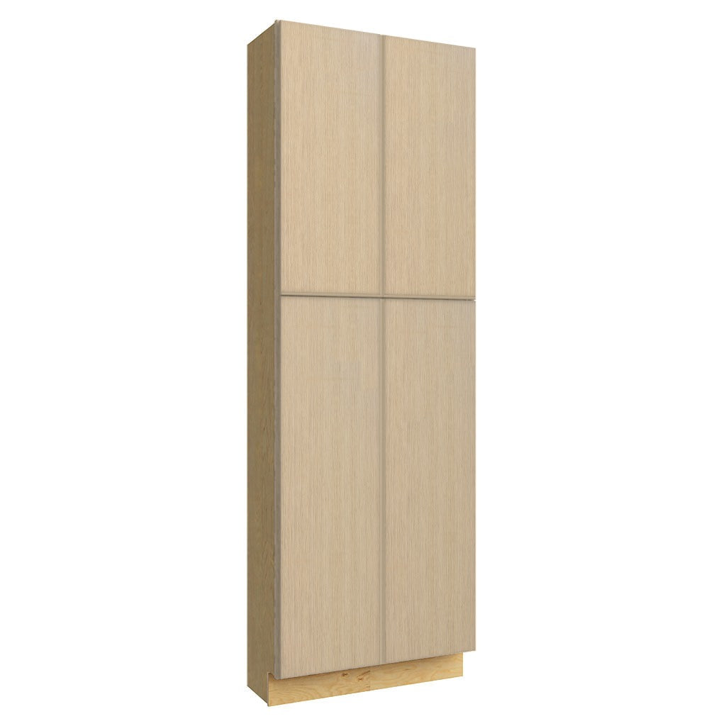 TP301290 ( TALL PANTRY - 30"W X 90"H X 12"D ) - Luxe Desert Oak