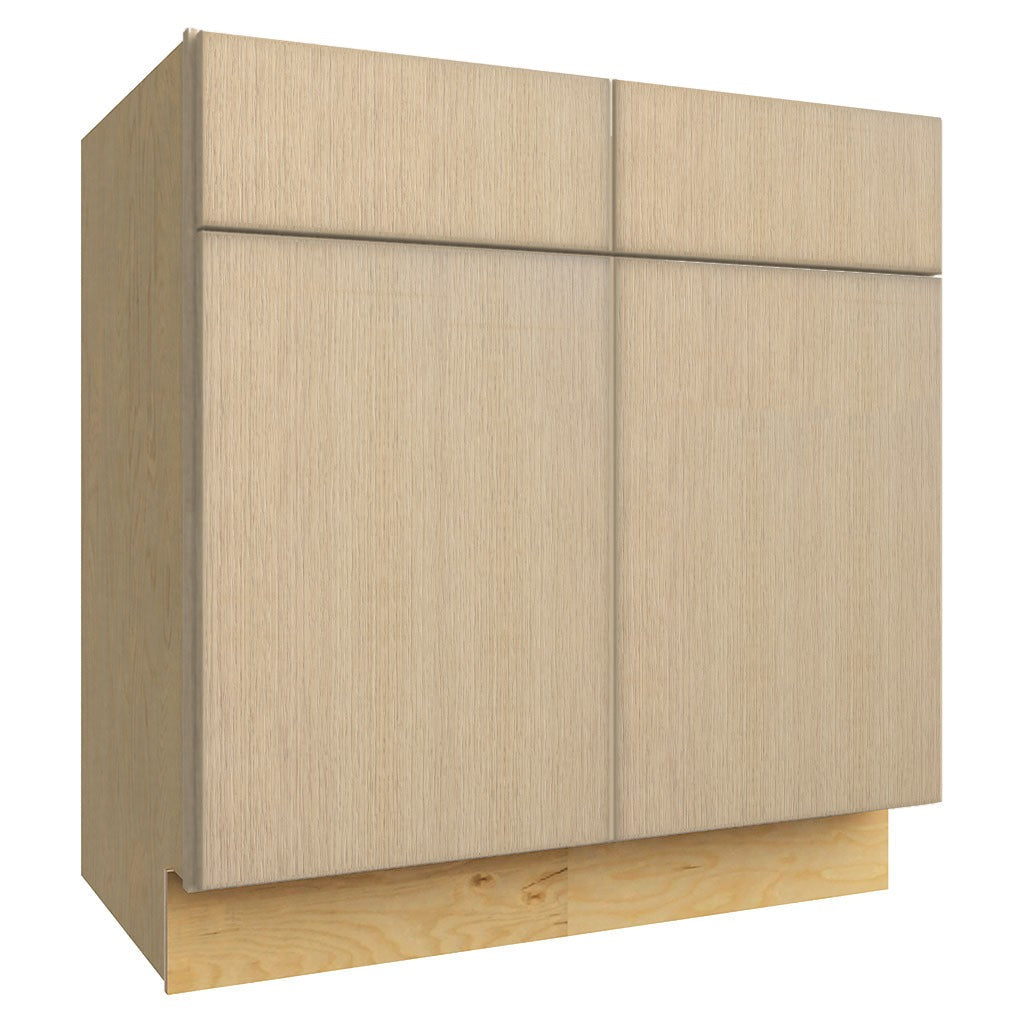 VSB33-34 ( VANITY SINK BASE - 33"W X 34-1/2"H X 21"D ) - Luxe Desert Oak