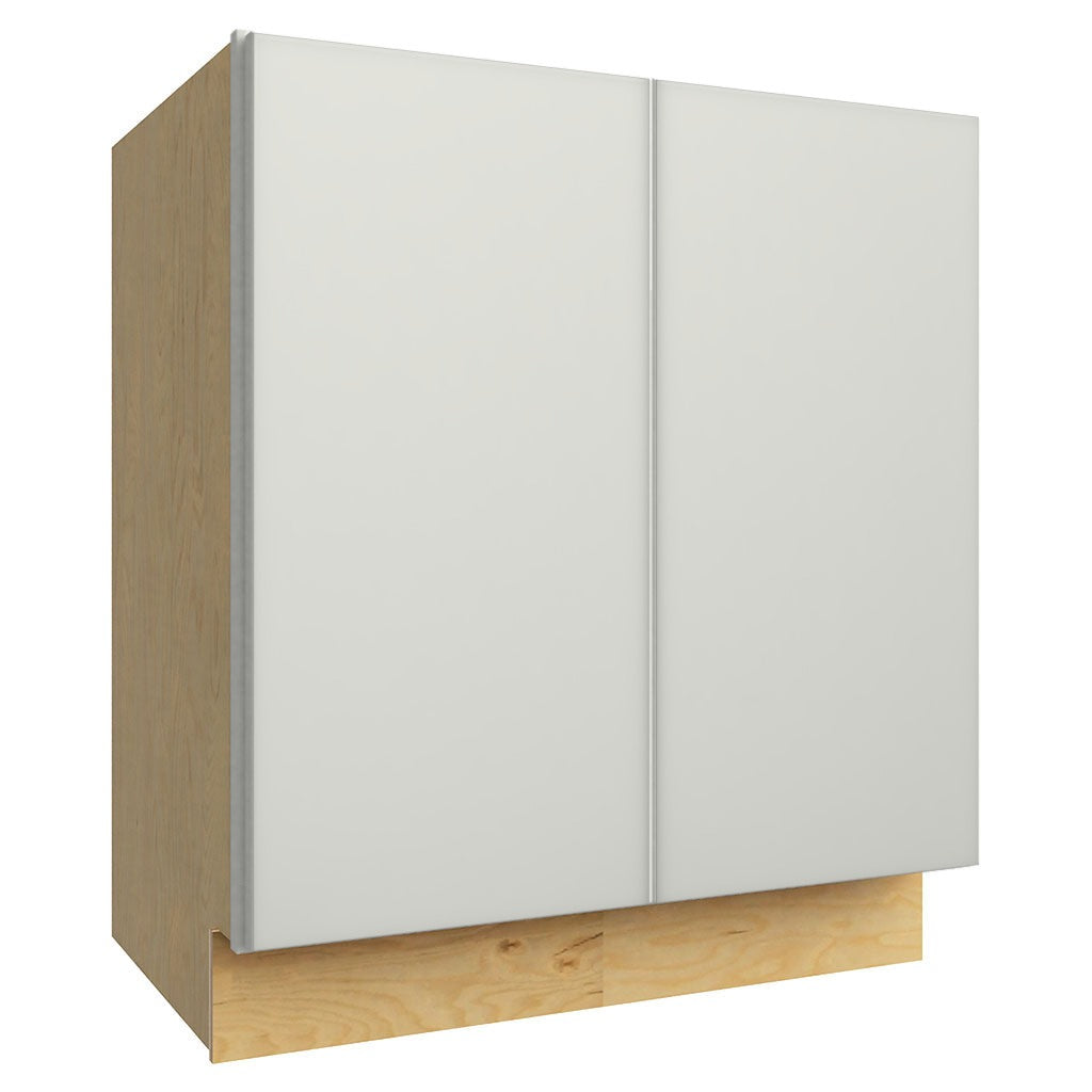 VB30FD ( FULL HEIGHT DOOR VANITY BASE - 30"W X 34-1/2"H X 21"D ) - Luxe Frost