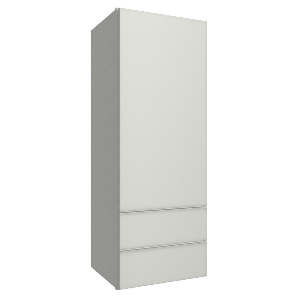 WD1848 ( WALL WITH DRAWERS - 18"W X 48"H X 15"D ) - Luxe Frost