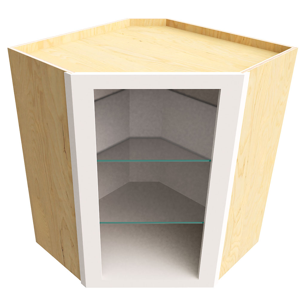 NDWDC2430 ( DIAGONAL CORNER WALL NO DOOR - 24"W X 30"H X 24"D )