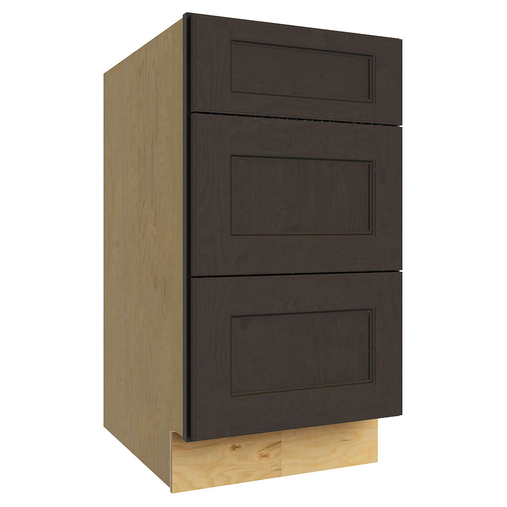 DB18 ( 3 DRAWER BASE - 18"W X 34-1/2"H X 24"D )