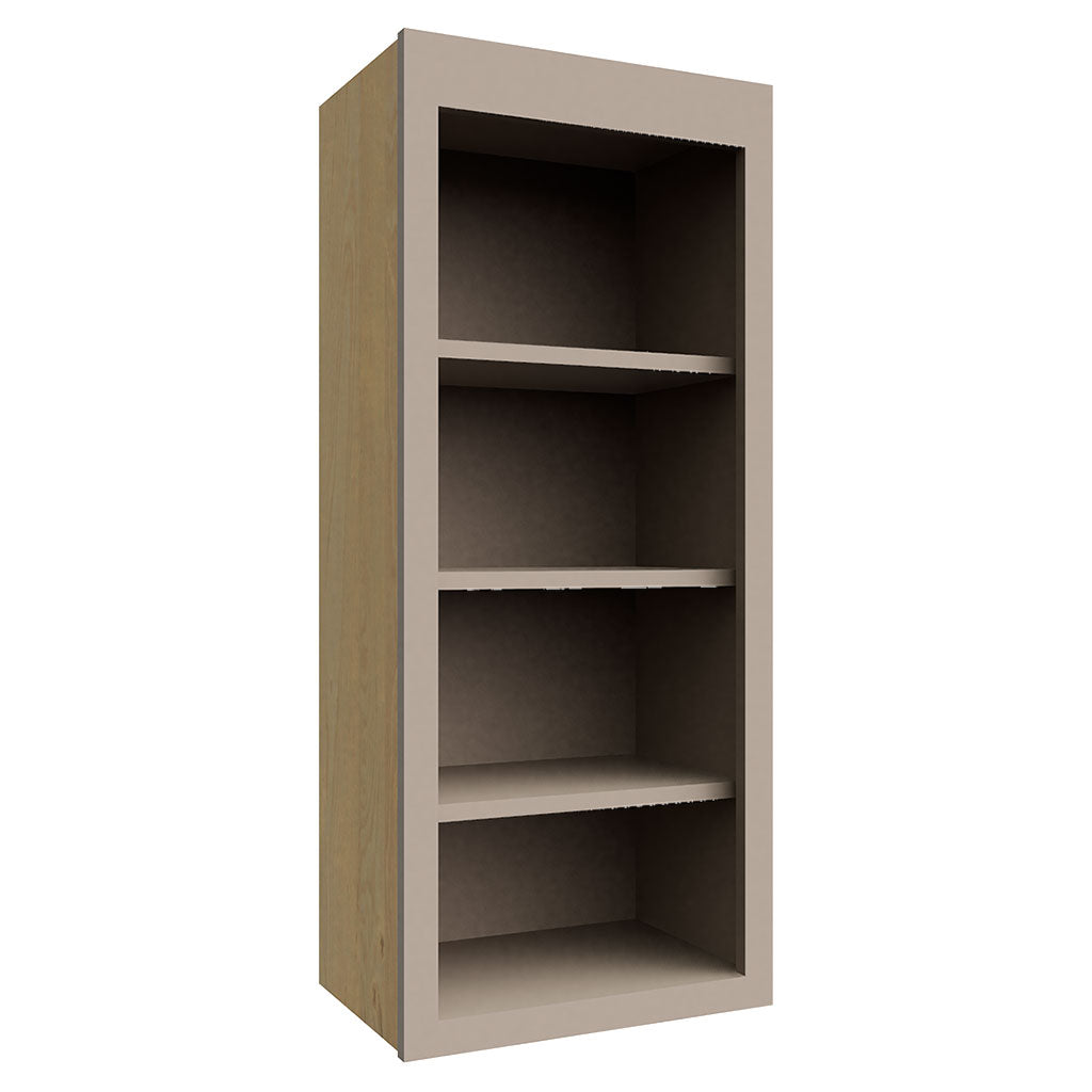 WOS1842 ( OPEN SHELF - 18"W X 42"H X 12"D ) - Fusion Oyster