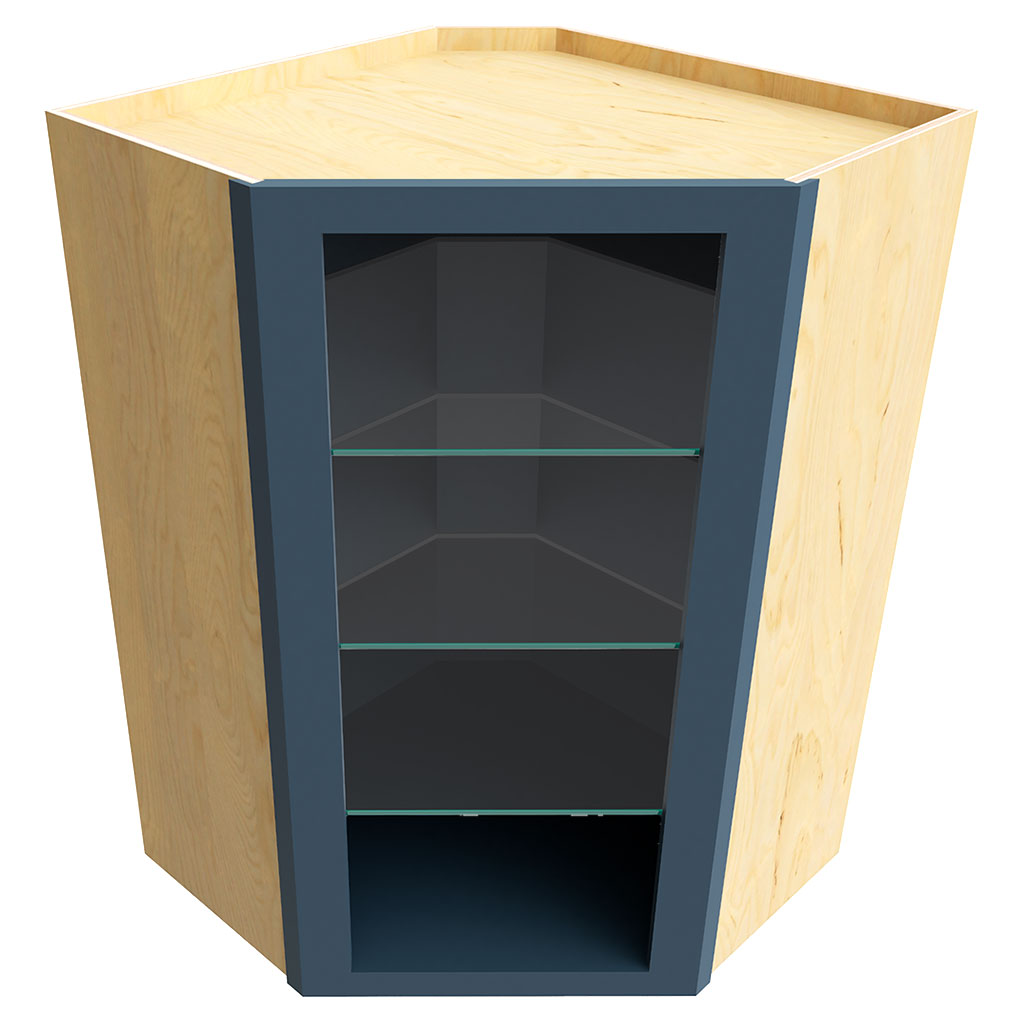 NDWDC2436 ( DIAGONAL CORNER WALL NO DOOR - 24"W X 36"H X 24"D )