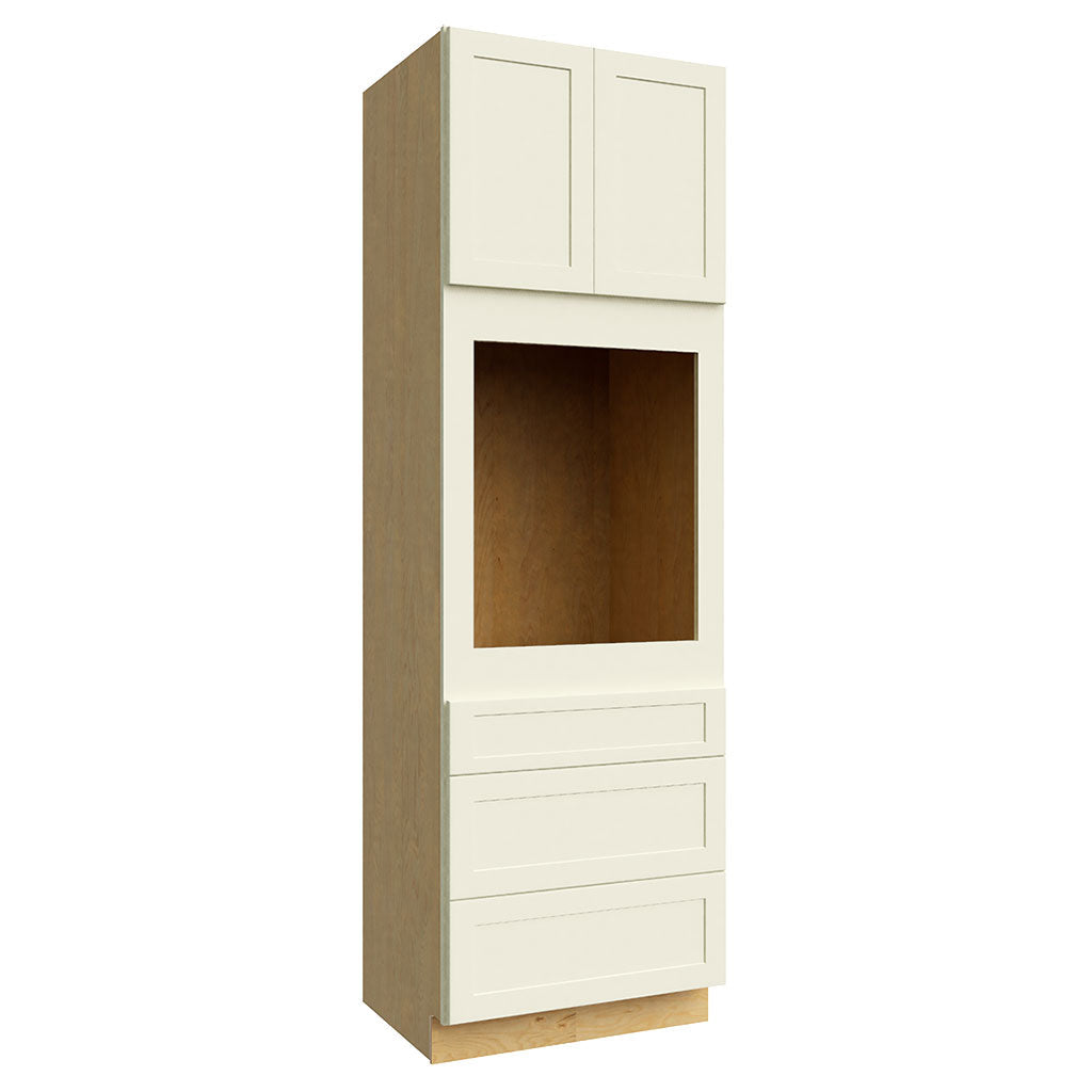 OC3396S ( OVEN CABINET SINGLE WITH 3 DRAWERS - 33"W X 96"H X 24"D )