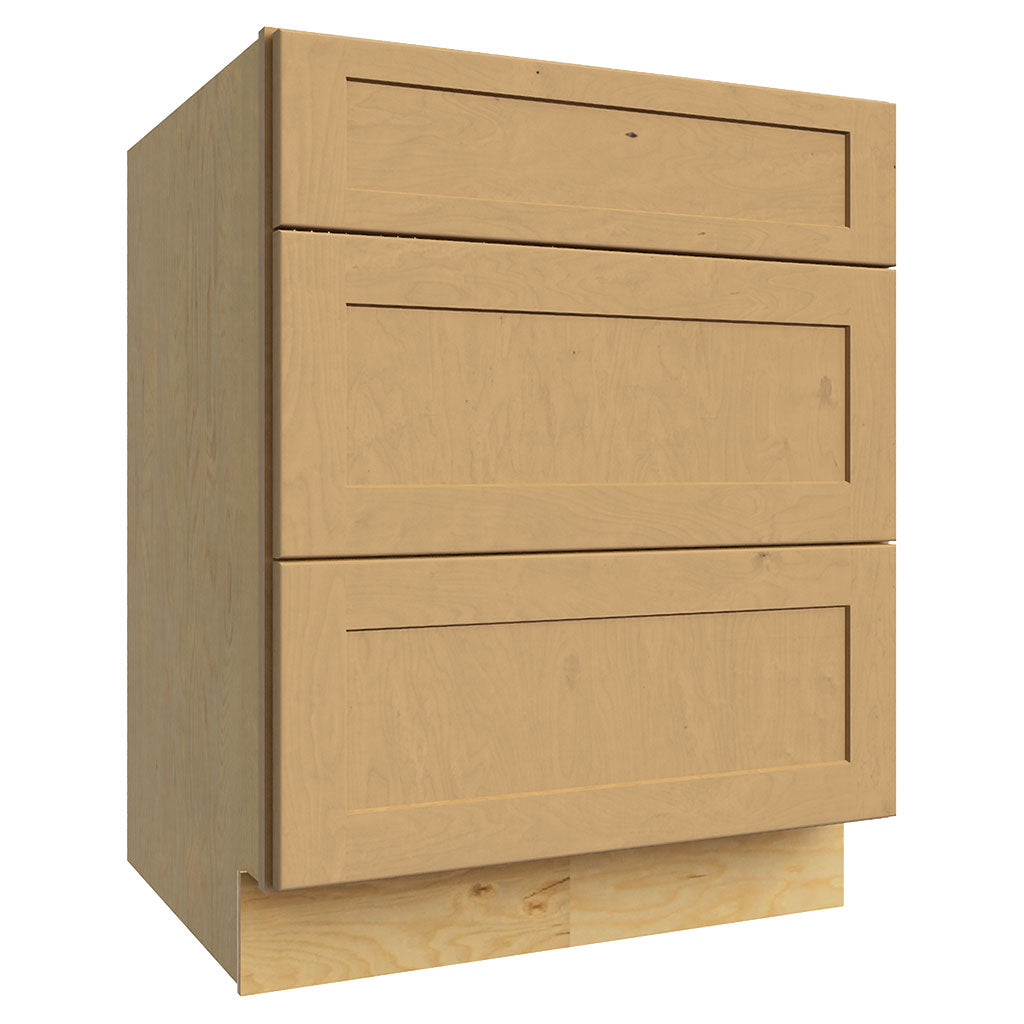 DB27 ( 3 DRAWER BASE - 27"W X 34-1/2"H X 24"D )