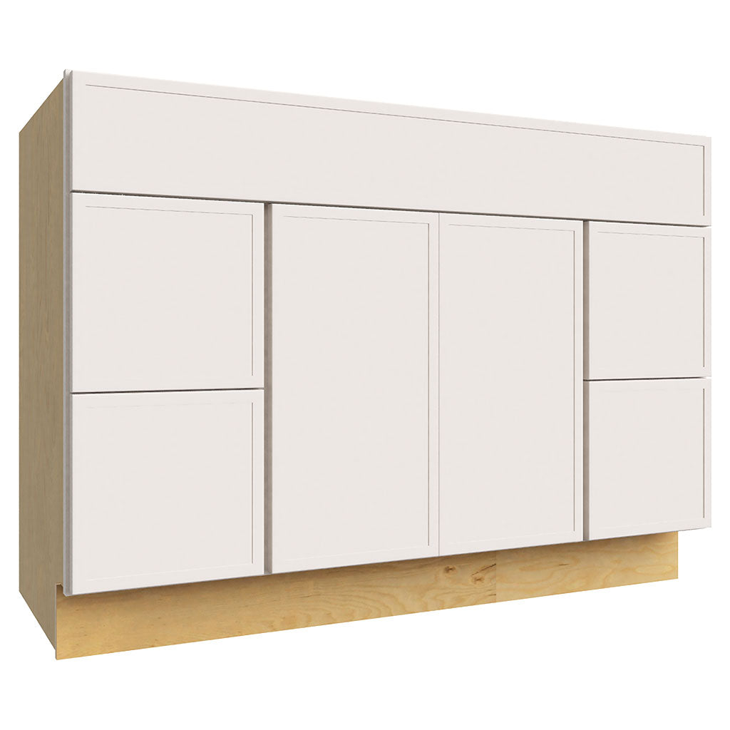 VSD48 ( VANITY SINK & DRAWER COMBO - 48"W X 34-1/2"H X 21"D ) - Luna Dove