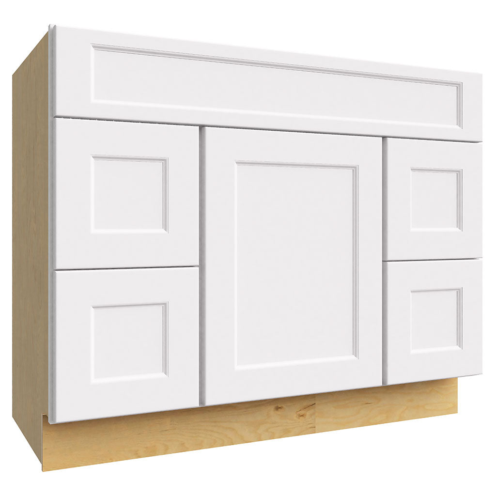 VSD42 ( VANITY SINK & DRAWER COMBO - 42"W X 34-1/2"H X 21"D )