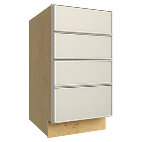 DB18-4 ( 4 DRAWER BASE - 18"W X 34-1/2"H X 24"D ) - Echo Dove