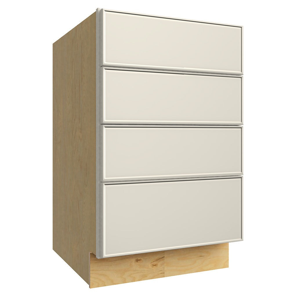 DB21-4 ( 4 DRAWER BASE - 21"W X 34-1/2"H X 24"D ) - Echo Dove