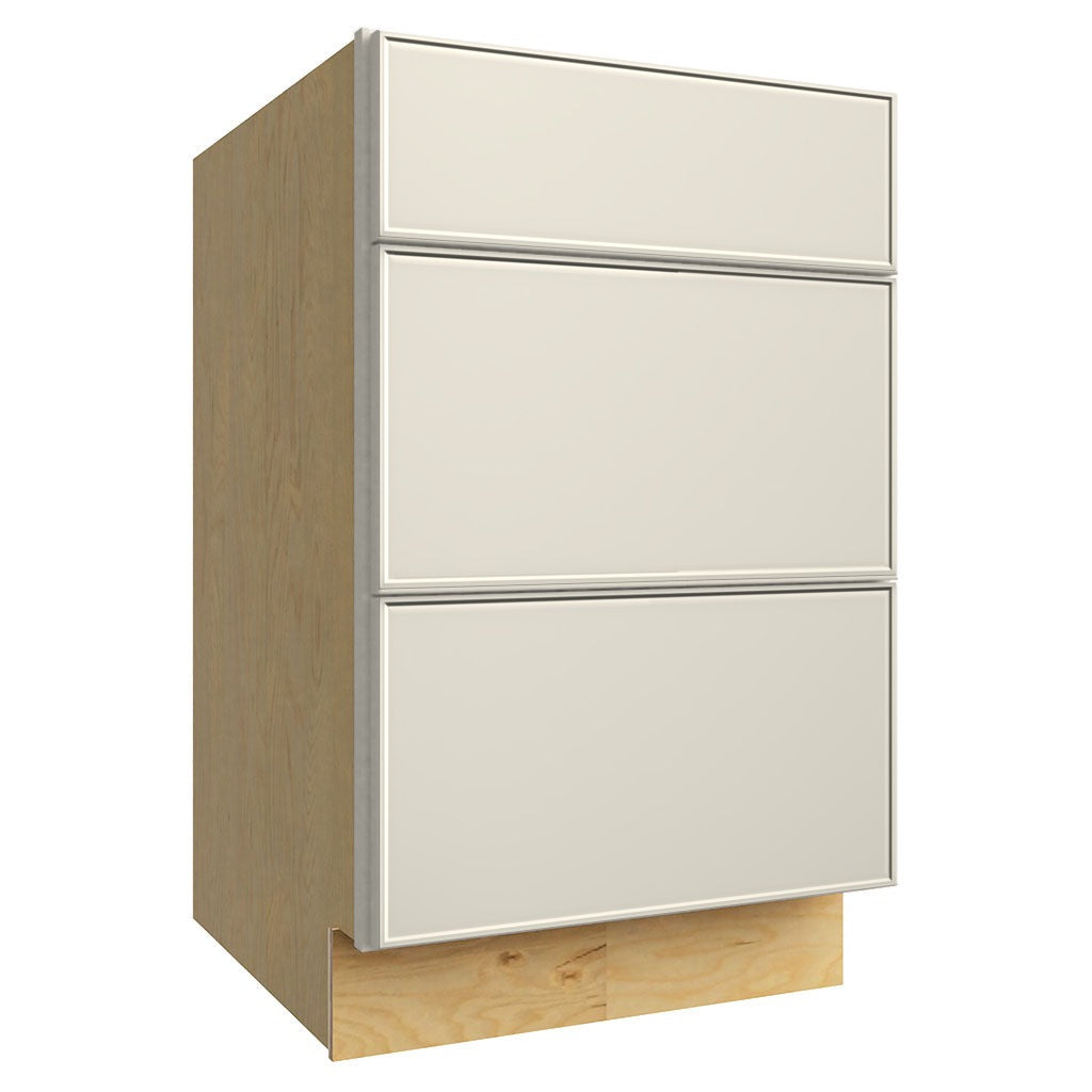 DB21 ( 3 DRAWER BASE - 21"W X 34-1/2"H X 24"D ) - Echo Dove