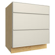 DB30 ( 3 DRAWER BASE - 30"W X 34-1/2"H X 24"D ) - Echo Dove