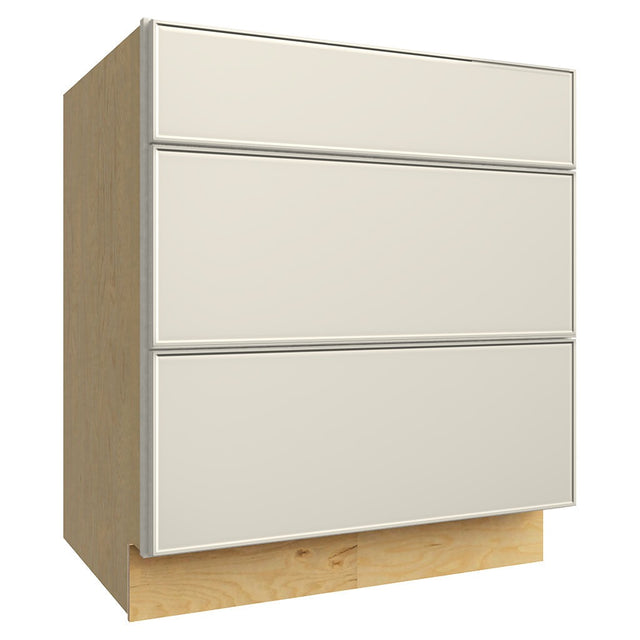 DB30 ( 3 DRAWER BASE - 30"W X 34-1/2"H X 24"D ) - Echo Dove