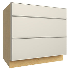 DB36 ( 3 DRAWER BASE - 36"W X 34-1/2"H X 24"D ) - Echo Dove