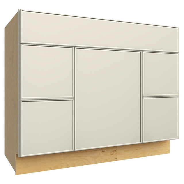 VSD42 ( VANITY SINK & DRAWER COMBO - 42"W X 34-1/2"H X 21"D ) - Echo Dove
