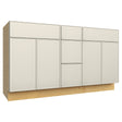 VSD60DOUBLE ( VANITY DOUBLE SINK & DRAWER COMBO - 60"W X 34-1/2"H X 21"D ) - Echo Dove