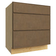 DB30 ( 3 DRAWER BASE - 30"W X 34-1/2"H X 24"D ) - Echo Mocha
