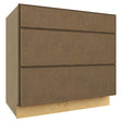 DB36 ( 3 DRAWER BASE - 36"W X 34-1/2"H X 24"D ) - Echo Mocha