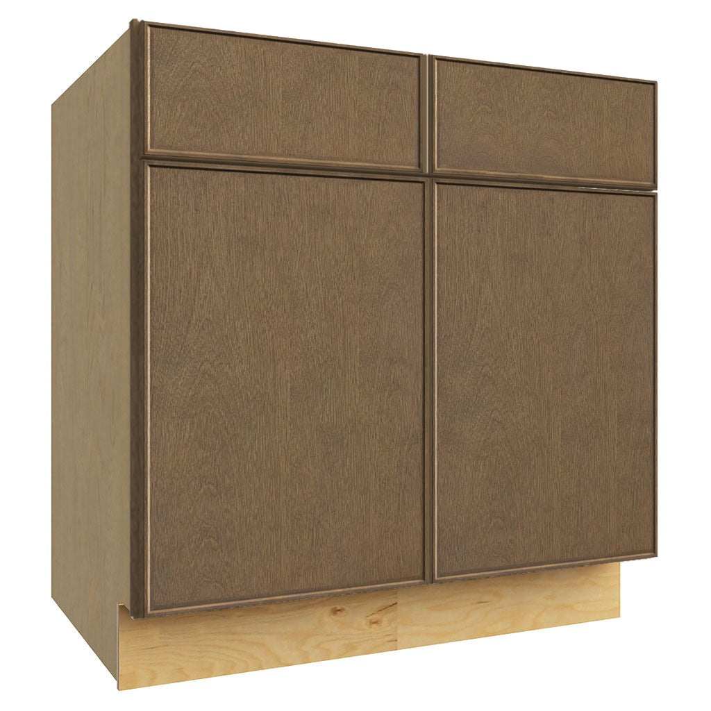 SB33 ( SINK BASE - 33"W X 34-1/2"H X 24"D ) - Echo Mocha