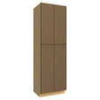 TP302496 ( TALL PANTRY - 30"W X 96"H X 24"D ) - Echo Mocha
