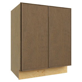 VB27FD ( FULL HEIGHT DOOR VANITY BASE - 27"W X 34-1/2"H X 21"D ) - Echo Mocha