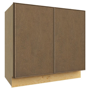 VB36FD ( FULL HEIGHT DOOR VANITY BASE - 36"W X 34-1/2"H X 21"D ) - Echo Mocha