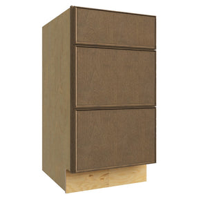 VDB18-34 ( VANITY DRAWER BASE - 18"W X 34-1/2"H X 21"D ) - Echo Mocha