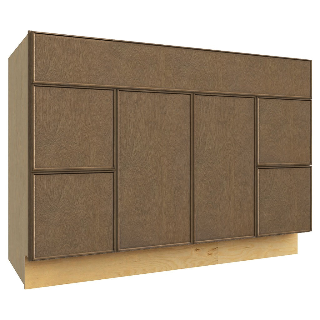 VSD48 ( VANITY SINK & DRAWER COMBO - 48"W X 34-1/2"H X 21"D ) - Echo Mocha