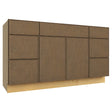 VSD60SINGLE ( VANITY SINGLE SINK & DRAWER COMBO - 60"W X 34-1/2"H X 21"D ) - Echo Mocha
