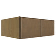 W331224 ( DEEP WALL - 33"W X 12"H X 24"D ) - Echo Mocha