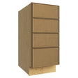 DB15-4 ( 4 DRAWER BASE - 15"W X 34-1/2"H X 24"D ) - Echo Timber