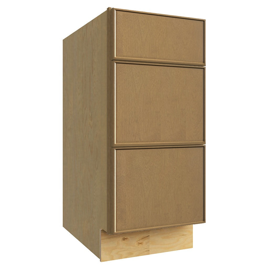 DB15 ( 3 DRAWER BASE - 15"W X 34-1/2"H X 24"D ) - Echo Timber