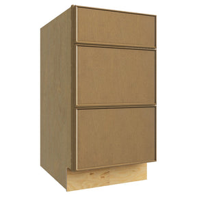 DB18 ( 3 DRAWER BASE - 18"W X 34-1/2"H X 24"D ) - Echo Timber