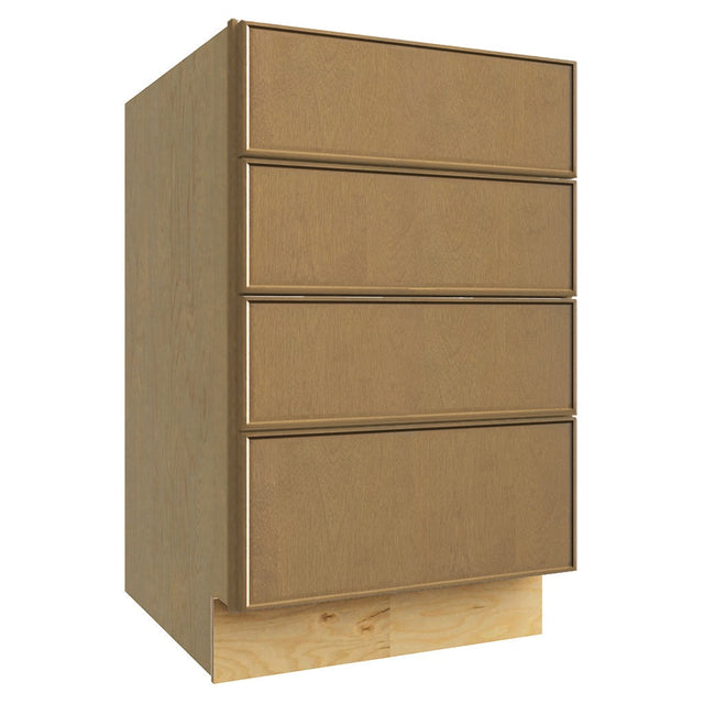 DB21-4 ( 4 DRAWER BASE - 21"W X 34-1/2"H X 24"D ) - Echo Timber