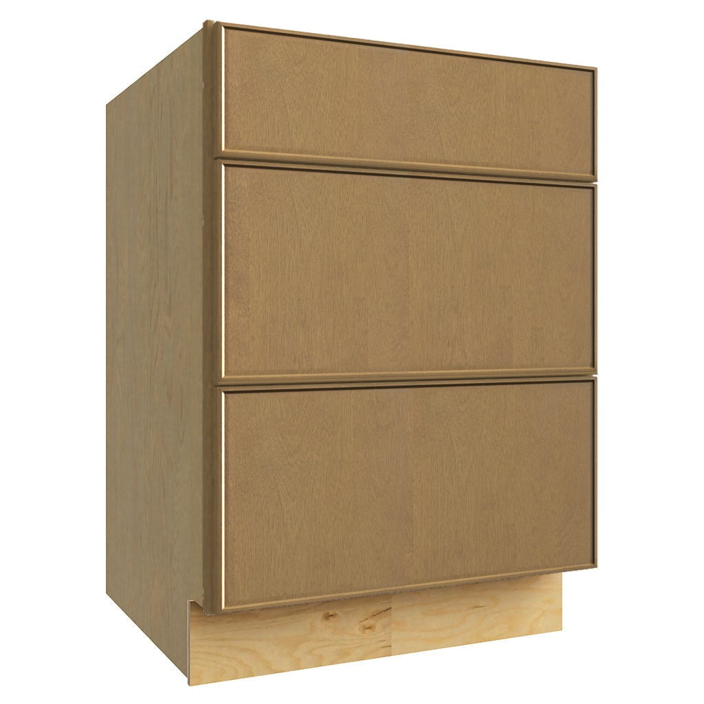 DB24 ( 3 DRAWER BASE - 24"W X 34-1/2"H X 24"D ) - Echo Timber