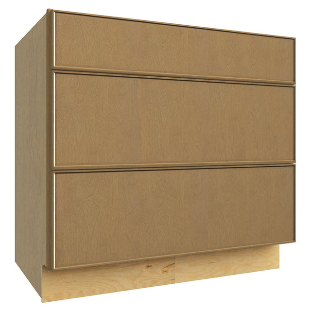 DB36 ( 3 DRAWER BASE - 36"W X 34-1/2"H X 24"D ) - Echo Timber